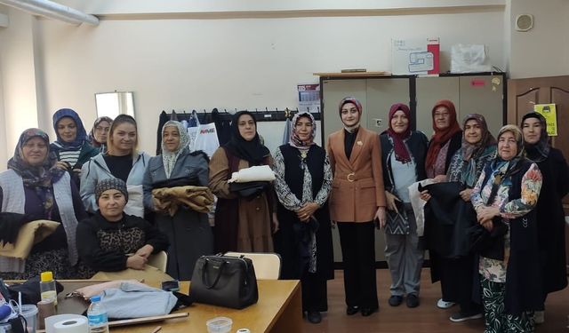 Çelebi’de Kadın Üst Giyim Kursu Açıldı