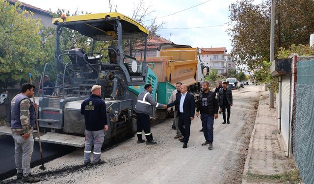 Kırıkkale Belediyesi’nden Hafta Sonu Asfalt Mesaisi