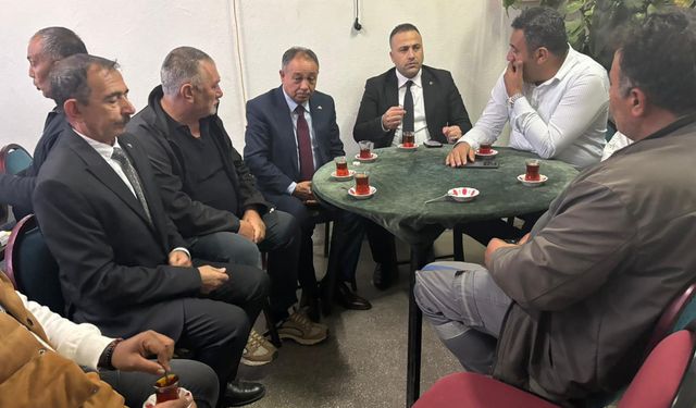 MHP Teşkilatı Çelebi’de Vatandaşlarla Buluştu