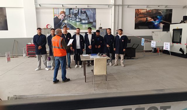 CNC Tezgâh İşçileri Sınavlarını Tamamladı