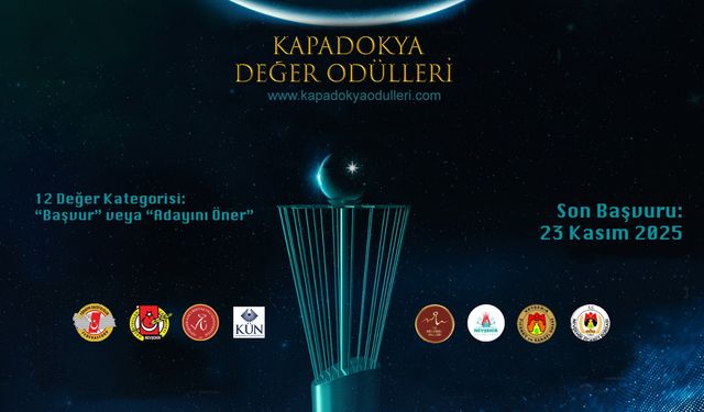 Kapadokya Değer Ödülleri’ne Başvurular Devam Ediyor