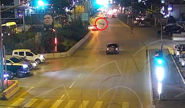 Kırıkkale’de Korkunç Anlar:Yaya Havaya Savruldu