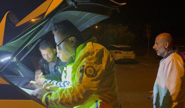Gazeteciye Tepki Gösteren Alkollü Sürücüye Baba Azarı