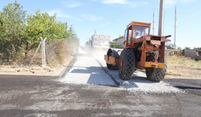 Yahşihan’ın Yolları Modernize Ediliyor