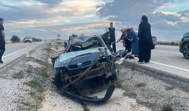 Kırıkkale Keskin yolunda feci kaza