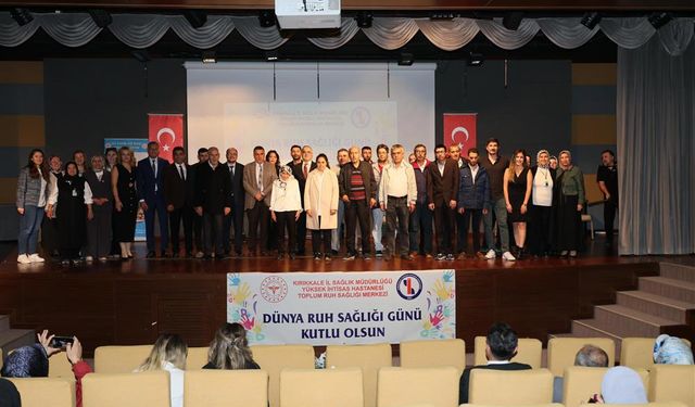 Kırıkkale’de Ruh Sağlığı Gününde Sanatla Şifa Buluşması