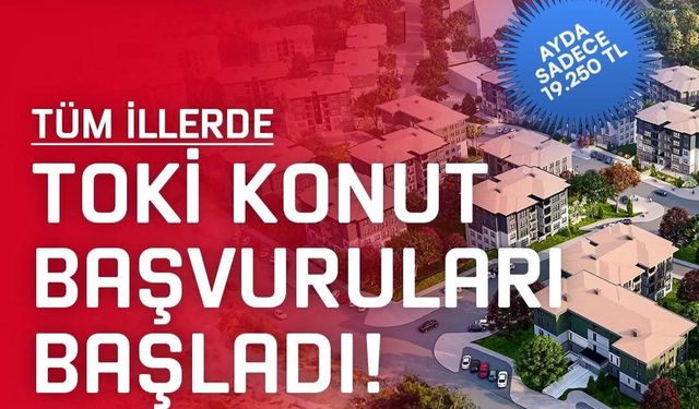 TOKİ'nin yeni projesi heyecan oluşturdu