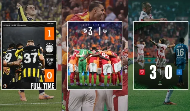 Türk Futbolu Avrupa’da Fırtına Gibi Esiyor !
