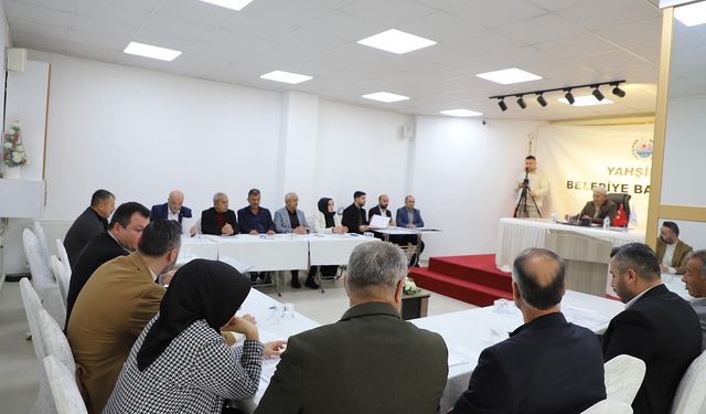 Yahşihan’da Kasım Ayı Gündemi Görüşüldü