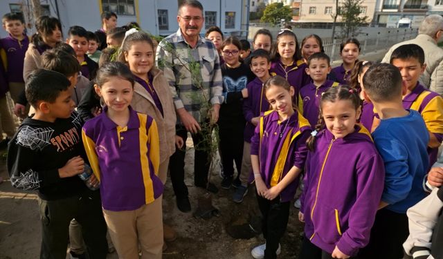 Kırıkkale’de Öğrencilerden Atatürk’e Yeşil Vefa