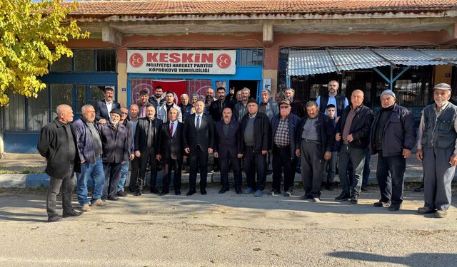 MHP Kırıkkale Köprü Köyü’nde Gönül Ziyareti Yaptı