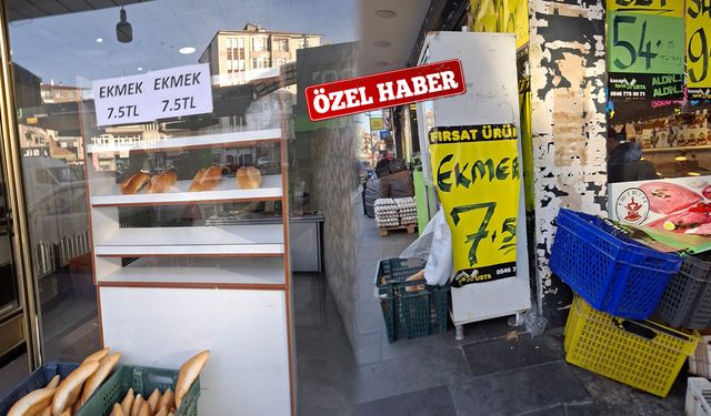 Toprak Mahalle’de Ekmek 7,5 TL’den Satılıyor