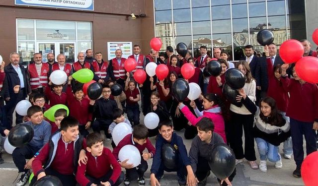 Yahşihan’da Öğrenciler Gazze İçin Fidan Dikti