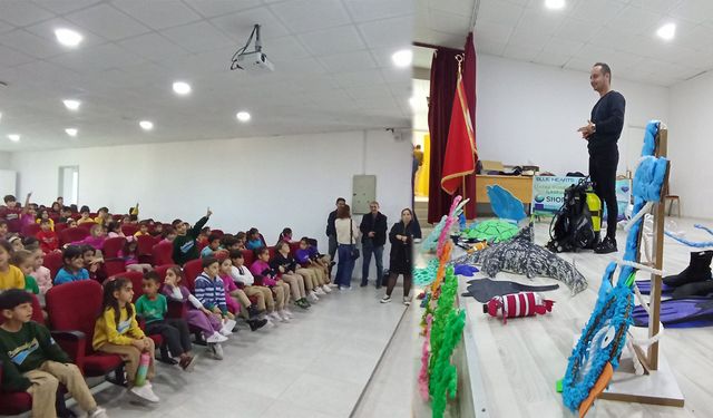 Öğrenciler Balık Adam ile Su Altı Dünyasını Keşfetti