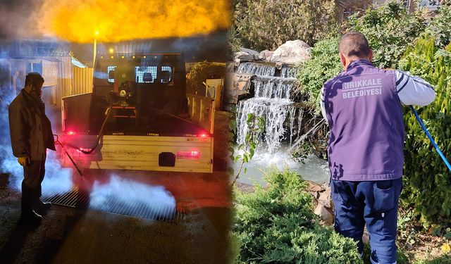 Kırıkkale’de Haşere ve Sivrisinekle Mücadele Sürüyor