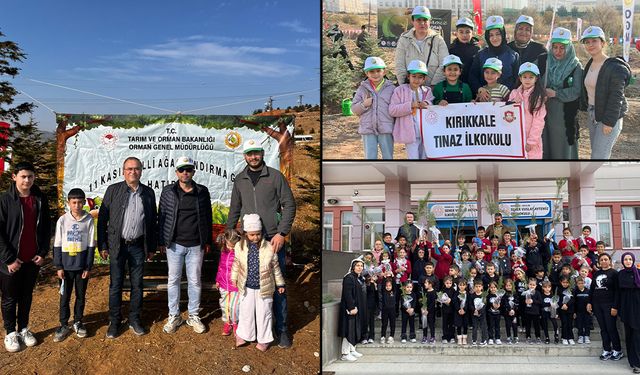 Öğrenciler Kırıkkale’yi Yeşillendirmek İçin Sahada