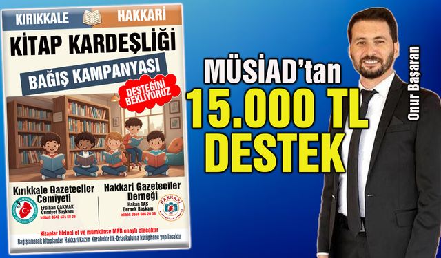 Kırıkkale MÜSİAD’tan Kitap Kampanyasına Destek