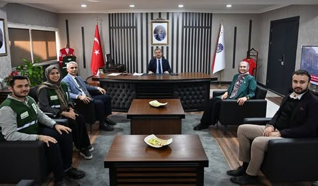 Yeşilay’dan İl Emniyet Müdürü Mustafa Işık’a Ziyaret