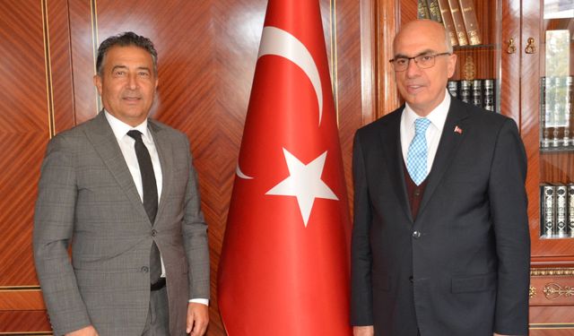 Eğitim Müdürü Güney, Müftü Topal’la Görüştü