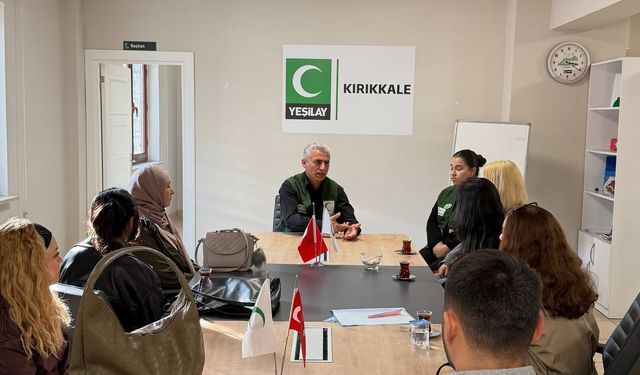 Kırıkkale’de Üniversitelilere Yeşilay Tanıtımı