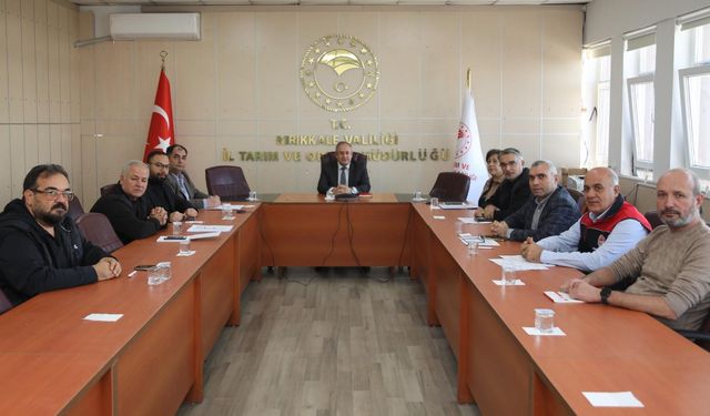 Tarım İl Müdürlüğü 2025 Risk Toplantısı Yapıldı