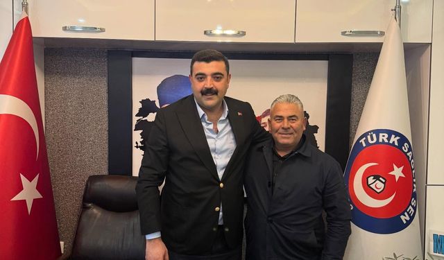 Güven Önder’den Türk Sağlık-Sen’e Ziyaret