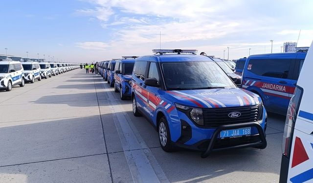 Kırıkkale Güvenlik Filosuna 110 Yeni Araç Katıldı