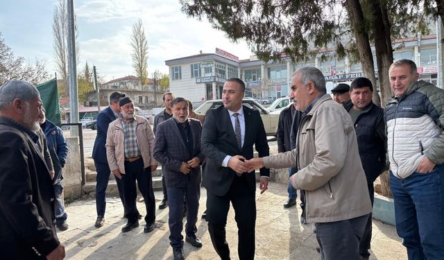 MHP Teşkilatı Karakeçili’de Kapı Kapı Ziyarette