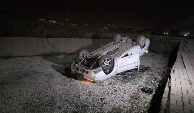 Kırıkkale'de Otomobil Takla Attı: 1 Yaralı