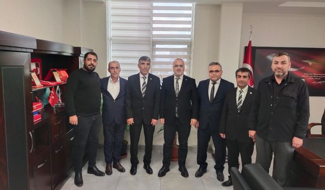 Yeni Sendika Heyeti’nden İl Sağlık Müdürüne Ziyaret