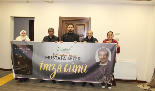 Yazar Mustafa Sezer, Okurlarıyla Buluşacak