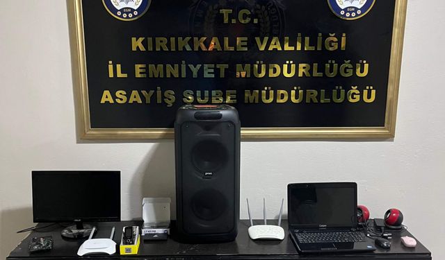 Kırıkkale'de iş yeri Hırsızları yakayı ele verdi