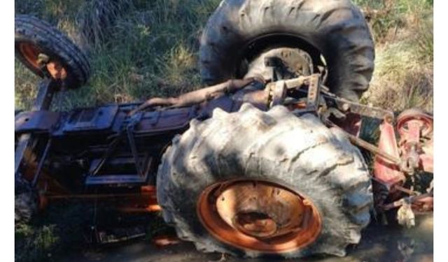 Traktörün altında can verdi