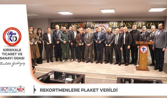 Kırıkkale Ekonomisinin Rekortmenleri Ödüllerini Aldı