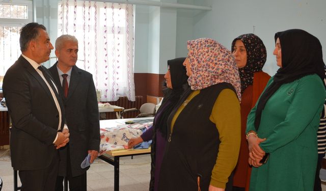 Delice’de Halk Eğitimi Kurslarında Üretim ve Emek Buluşuyor