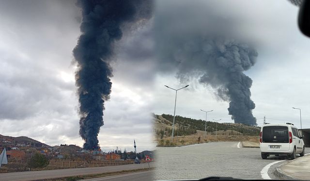 Kırıkkale OSB’de Dumanlar Gökyüzünü Kapladı