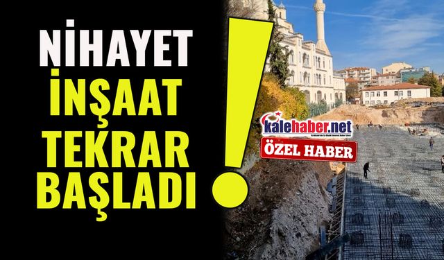 Atatürk Ortaokulu İnşaatı Yeniden Başladı