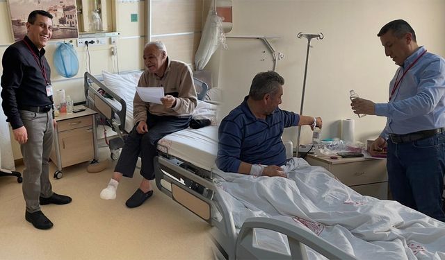 Hastanede Engelli Çalışanlara Manevi Ziyaret