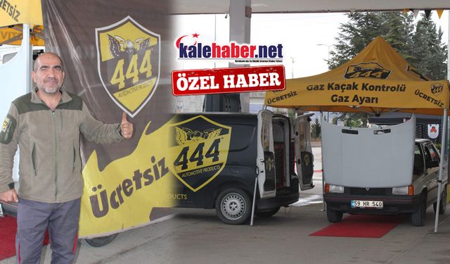 444 LPG Aracı Kırıkkale’de Ücretsiz Hizmet Verecek