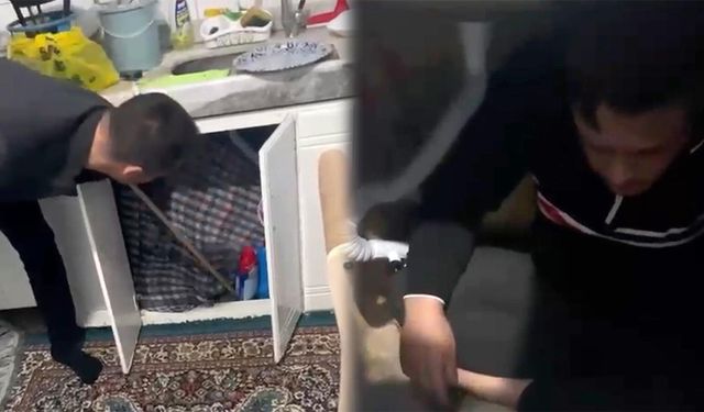 Kırıkkale’de Firari Şahıs Mutfak Dolabından Çıktı