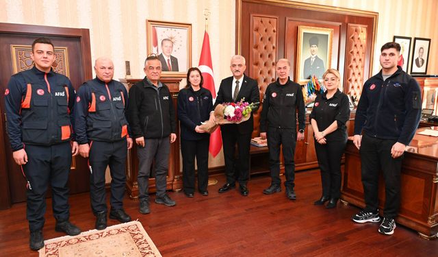 Vali Mehmet Makas, AFAD Heyetini Kabul Etti