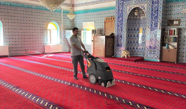 Kırıkkale’de Camilerde Temizlik Seferberliği Sürüyor