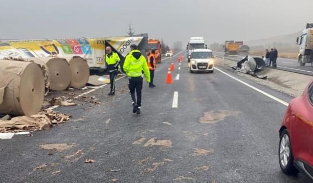 Kırıkkale’de Yaban Hayvanı Kazaya Neden Oldu