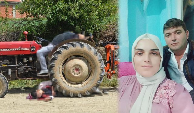 Genç Çift Traktör Üzerinde Can Verdi