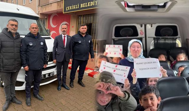 Çerikli Belediyesi’nden Eğitime Ücretsiz Ulaşım Desteği