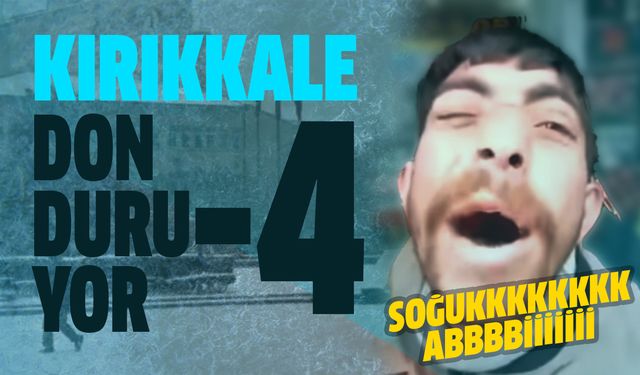 Kırıkkale Donduruyor: Termometreler Pes Etti