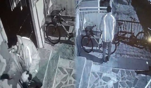 Balkondaki Motosiklet Ekipmanlarını Çaldı