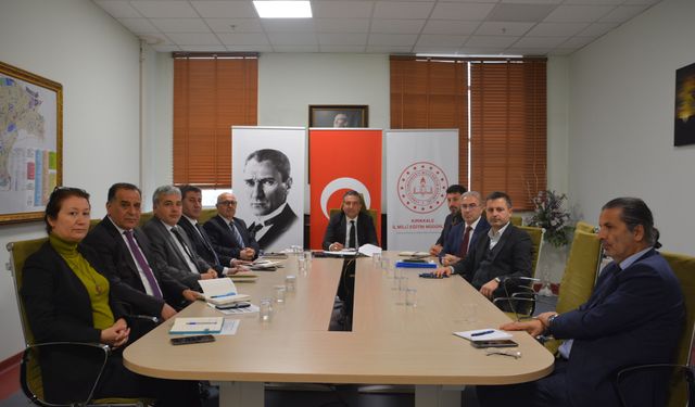 İl Genelinde Eğitim Çalışmaları Gözden Geçirildi