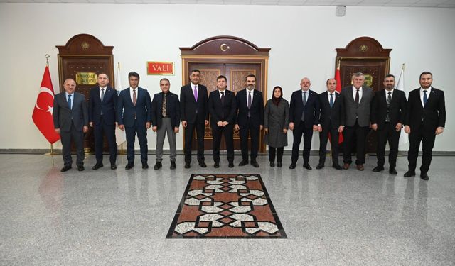 AK Parti Heyetinden Vali Sarıibrahim’e Hayırlı Olsun Ziyareti