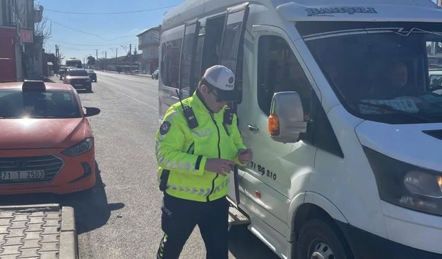 Bahşılı’da Toplu Taşıma Araçlarına Yönelik Trafik Denetimi